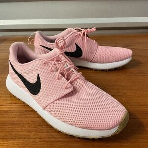 Nike Men Roshe G Next Nature Pink Gum Spikeless Golf Shoe DV1202-601 Size 12